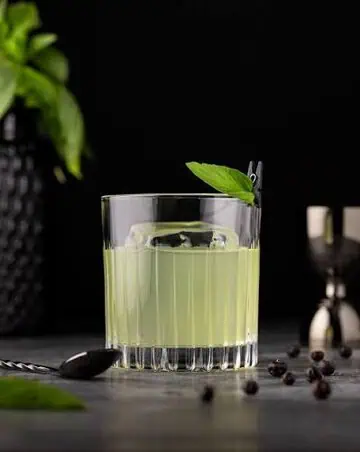 Thai Basil Smash cocktail at Aela Social Bar