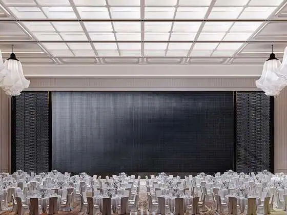 12-metre-high ballroom with balcony