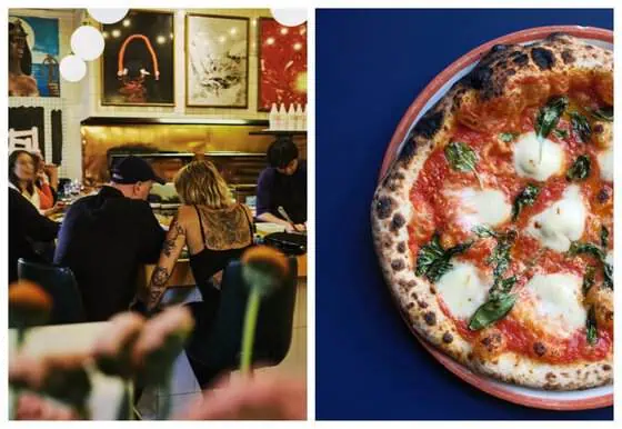 From left: Africola © Henry Trumble/Africola, Sunny's Pizza © Sunny's Pizza