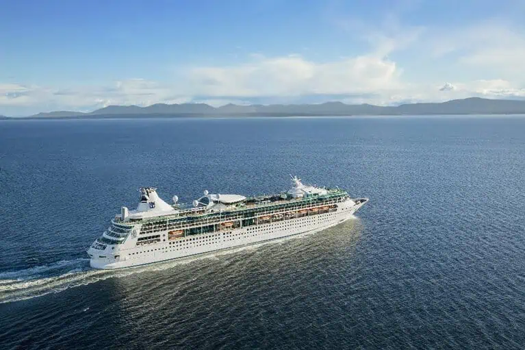 Rhapsody of the Seas offers rock climbing, Asian-inspired dining at Izumi, live entertainment and poolside movies.