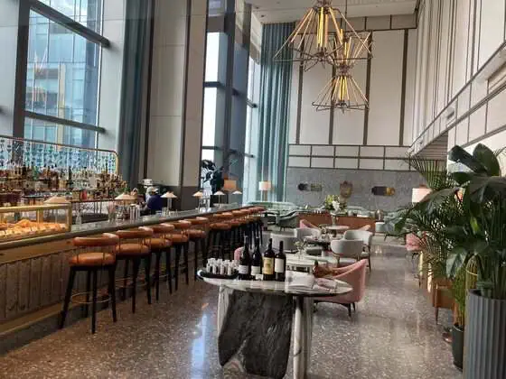 Birdsong coffee lounge on the 15th floor of Kimpton Tsim Sha Tsui Hong Kong.