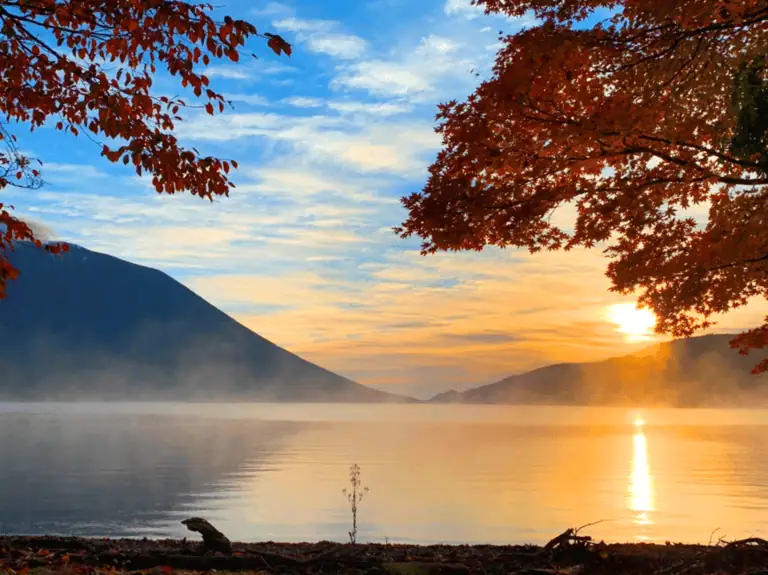 Autumn foliage in Nikko, Japan.